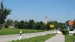 Petting as viewed from South