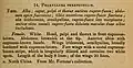 The first description, Walker 1859