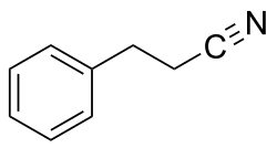 Structure of phenylpropionitrile