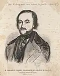 Mr Philarète Chasles, professor at Collège de France (German and English literature), before 1844.