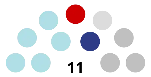 Current composition of the Southern Leyte Provincial Board after the 2025 elections