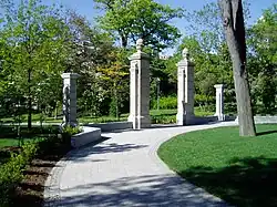 The southern entrance to Philosopher's Walk