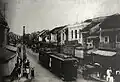 Hàng Đào street and tram railway in 1890s.