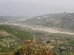 River Foinikas as seen from mount Panachaiko