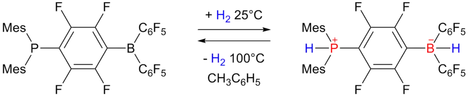 Phosphino borane hydrogenstorage