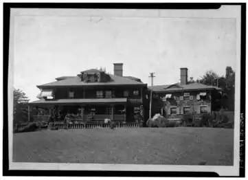 The Jayne's summer home, "Sub Rosa" (c.1896) in Wallingford, Pennsylvania