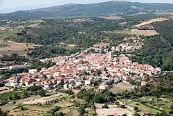 Photograph looking south-west towards the village of Latour-de-France.