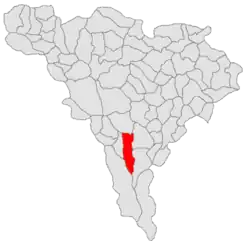 Location in Alba County