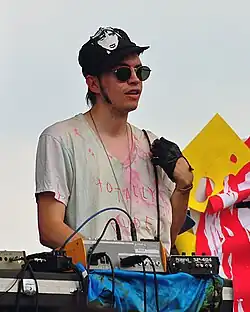 Egedy performing as Pictureplane in 2010