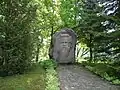 Monument to Jānis Jaunsudrabiņš in Nereta Parish