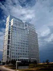 The Pier One headquarters building in Fort Worth, now being re-developed as the city's future City Hall.