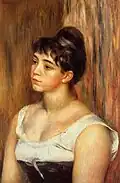 Portrait of Valadon, by Pierre-Auguste Renoir, 1885