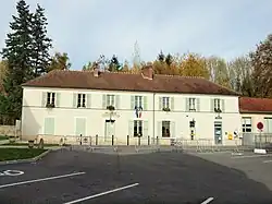 The town hall in Pierre-Levée