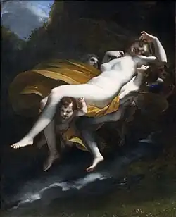 The Abduction of Psyche by Pierre-Paul Prud'hon