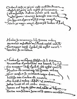 The Cantilena