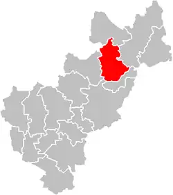 Location of the municipality in Querétaro