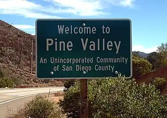 Pine Valley in the Mountain Empire
