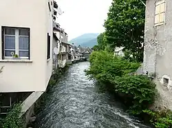 The Pique river in Cierp-Gaud