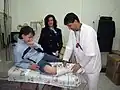 Happy end - removal of a leg cast in Pirogov Hospital