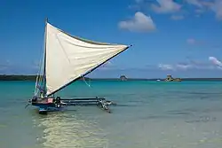 A proa in New Caledonia
