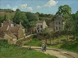 Camille Pissarro L'Hermitage à Pontoise,1867