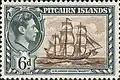 A 1940 stamp depicting HMS&nbsp;Bounty