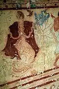 Detail of a dancer