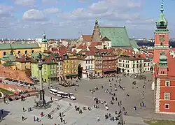 The Castle Square, located in Osiedle Staromiejskie, in 2011.