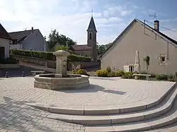 The Place Saint-Martin in Verseilles-le-Bas