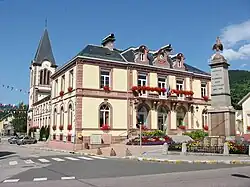 The town hall in Plainfaing
