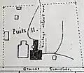 Ground plan of the shaft installations.