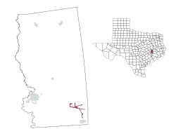 Plantersville located within Grimes County.