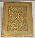 Plaque by Benn Pitman, c. 1880s, brass