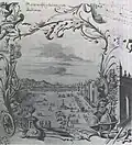 Main Square of Lima with the Palace of the Viceroys in the epoch of the Viceroy Manuel de Amat y Junient (1772-1776)