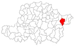 Location in Arad County