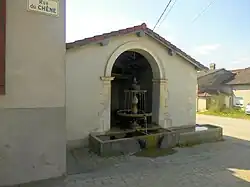 The wash house in Pleuvezain