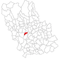 Location in Prahova County