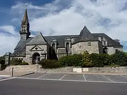The church of Saint-Yves, in Plouray
