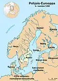Northern Europe around 1200