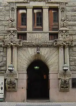 Pohjola Insurance Building, Helsinki, Gesellius, Lindgren, and Saarinen, 1901.