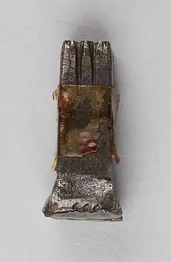 Pierre-Simon Fournier le jeune, vignette 47, steel punch, cut by Pierre-Simon Fournier le jeune, nompareille, fonderie de Fournier le Jeune, Paris, 1742, Objet Mandel 195, bibliothèque de l’Arsenal, BnF.