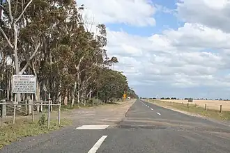 Road towards Point Wilson