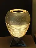 Example of a "pointed" style of pyxis, c. 900–875 BC, Louvre Museum
