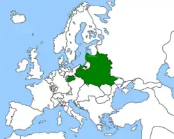 Location of Personal union of Poland and Saxony