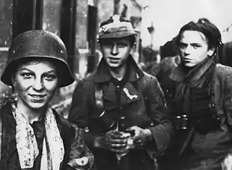 Image 29Polish Boy Scouts fighting in the Warsaw Uprising