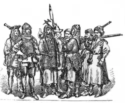 Polish–Lithuanian military men, 1674–1696. Painting by Jan Matejko