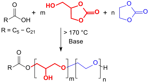 Synthesis of Polyglycerol esters