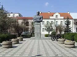Bust of Józef Bem at the Józef Bem Square (Polish: Plac Bema) in Ostrołęka