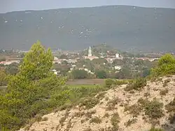 A general view of Pompignan