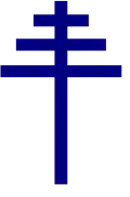 A papal cross